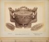 JOSIAH MARTIN Album Page Featuring a Study of Carved Objects Including a Putatara, Rou Kakahi and Patutu Pataka and a Study of a Kumete and Waka Huia by Josiah Martin - 2
