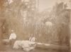 JOSIAH MARTIN An Album Page Featuring a Photograph of Tapa Making in Tonga by Josiah Martin and Another Picture of Tapa Making by an Unknown Photographer - 2