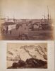 JOSIAH MARTIN An Album Page Featuring Auckland From Mail Steamer by Josiah Martin with Gornergrat - Les lumenaux et le Breithorn and Josiah Martin's Lake Takapuna