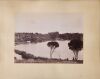 JOSIAH MARTIN An Album Page Featuring Lake Takapuna by Josiah Martin With Two Photographs of Hamburg, Germany