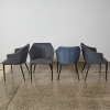 A Solid Wood Dining Suite with Four Padded Chairs - 4