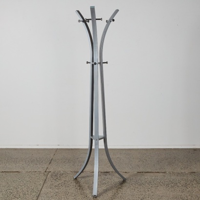 A Grey Metal Coat Stand