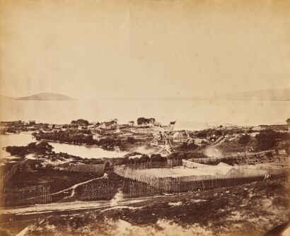UNKNOWN PHOTOGRAPHER Ōhinemutu Looking Out to Mokoia Island on Lake Rotorua