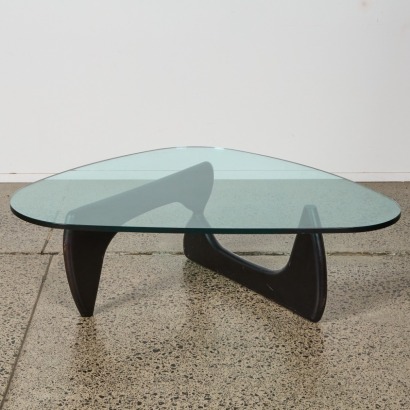 A Black Noguchi Style Coffee Table