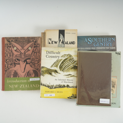 A Set of Seven Important Works on New Zealand Social History, Labour & Regional Culture