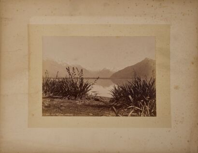 The snowy peaks from Grassmere and two photographs of Otira Gorge