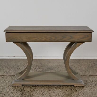 A Grey Oak Console