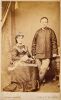 ROBERT CLIFFORD portrait of Chinese community leader, merchant and gold-dredger Choie Sew Hoy and Eliza Ann Prescott.