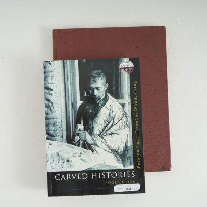 The Carved Word: Two Important Works on Maori Wood Sculpture & Carved Histories