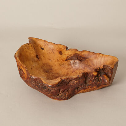 A Freeform Tasmanian Myrtle Burr Bowl