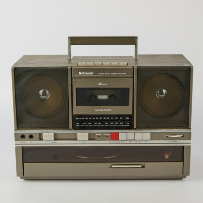 A National Panasonic SG-J555 Record Player Cassette Radio Boombox