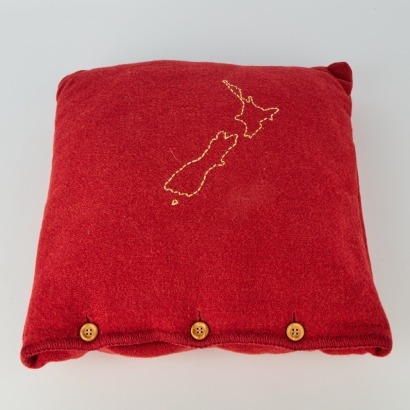 A Pure Wool 'New Zealand' Cushion