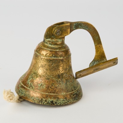 A Vintage Brass Door Bell