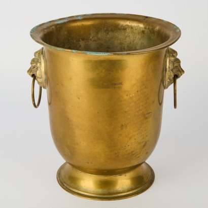 A Brass Champagne Bucket