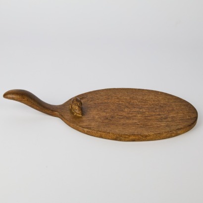 An Early Robert 'Mouseman' Thompson Cheeseboard with Handle