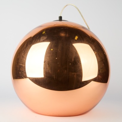 A Tom Dixon Copper Pendant Light