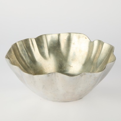 A Vintage Wavy Aluminium Bowl