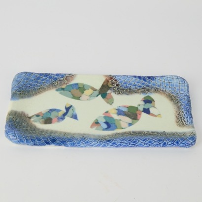A Barbara Hockenhull Porcelain Inlay Plate