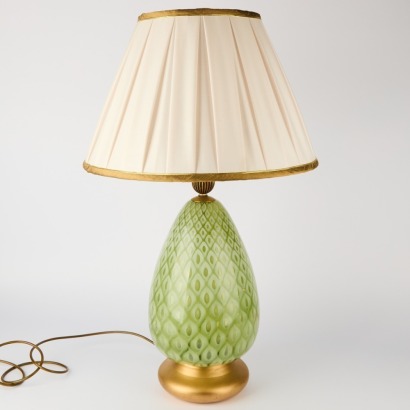 A Mid-century Murano Barovier Tosso Table Lamp