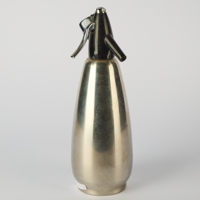 A Vintage Retro Stainless Steel Soda Syphon