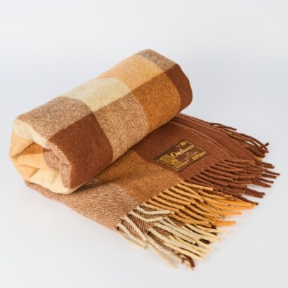 An Onehunga Tiki Label Pure Wool Blanket