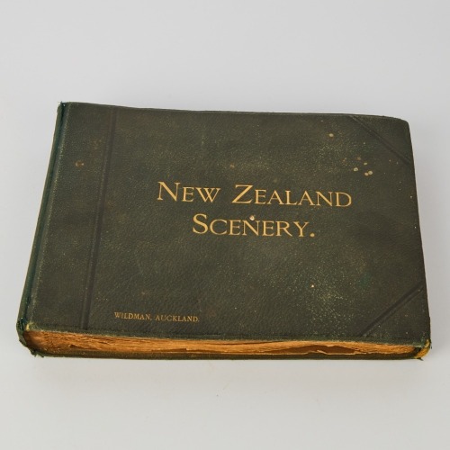 MULTIPLE PHOTOGRAPHERS An Album of New Zealand Scenery Including Silver Gelatin Prints from Elizabeth Pulman and George Valentine