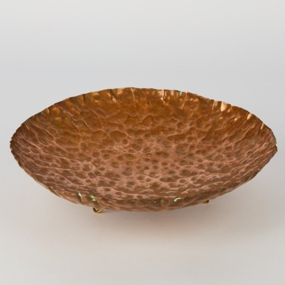 A Hand-Hammered Copper Tray