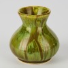 An Early Crown Lynn Trickle Glaze Vase