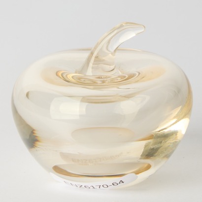 A Small Art Glass Apple