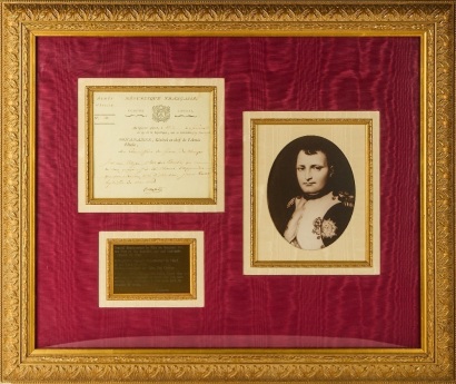 A Napoleon Bonaparte Signed Document on the letterhead of Republic Francaise dated March 29, 1796