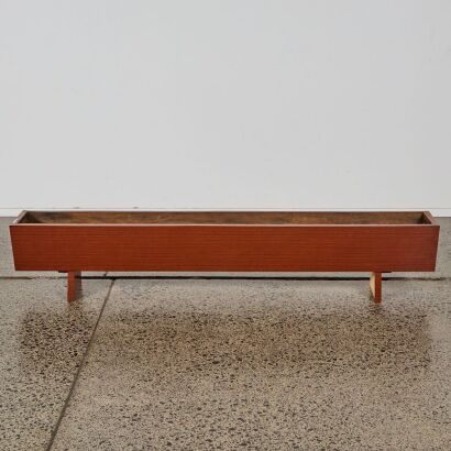 A Mid-Century Pine and Formica Planter Box