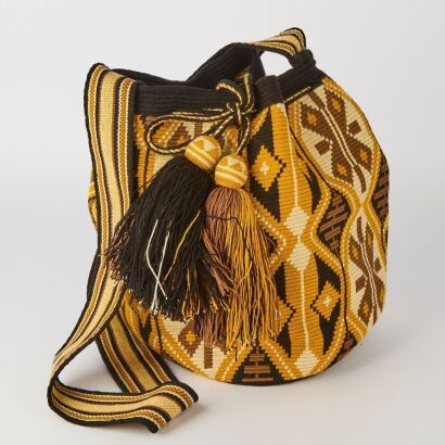 A Handmade Wayuu Mochilla Bag, Colombia