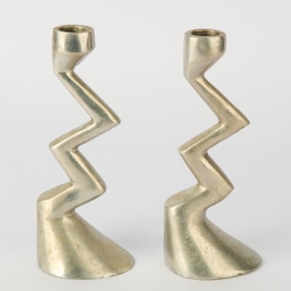 A Matthew Hilton Style Zig Zag Candle Holders