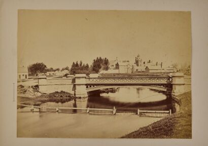 DANIEL LOUIS MUNDY Four photographs of Christchurch, tow with Victoria Bridge