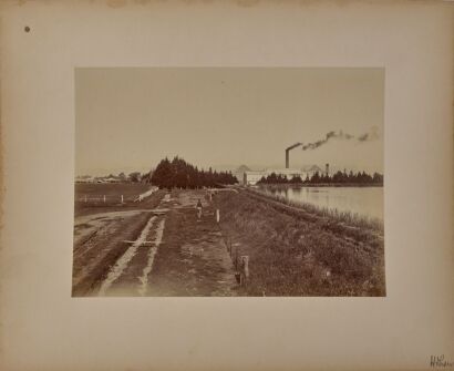 FRANCIS WILLIAM DUTCH Five photographs of the Fairfield Estate freezing works, CFM Fairton works north of Ashburton