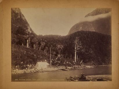 A solid collection of five photographs from around New Zealand, featuring Burton Brothers and Josiah Martin.