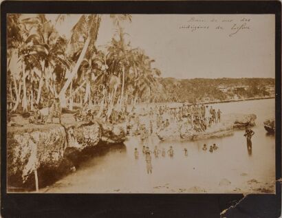 BURTON BROTHERS Three photographs of Pacific Islands including New Caledonia, Tonga and Fiji