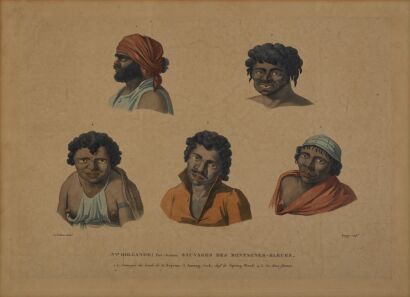 SCHINZ / HONEGGER Neuholl&auml;nder &hellip; Habitans de la Holland. Sauvages des Montagnes-Bleues