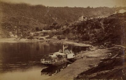 JOHN SAMUEL POWELL S.S. Wairere at Pipiriki, Wanganui River, NZ