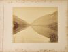BURTON BROTHERS Three Pictures of the South Island by the Burton Brothers: Sailing Ship Tarawera in Wet Jacket Arm, Moke Lake, Acheron Passage From Front Island, Dusky Sound - 3
