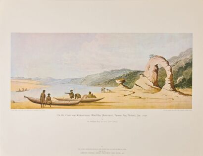 SIR WILLIAM FOX An incomplete set of "A Portfolio of Six Views by Sir William Fox" Four of six offset prints in the original folder with notes