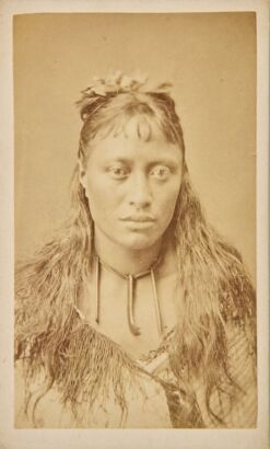 THOMAS EDWARD PRICE Three studio bust portraits of unidentified wahine Māori.