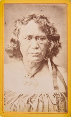 THOMAS EDWARD PRICE Three studio portraits of unidentified wahine Māori. One full length and one with a baby on her back
