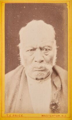 THOMAS EDWARD PRICE Three studio portraits of unidentified Māori. A man, a woman and a girl