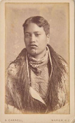 SAMUEL CARNELL Two studio portraits of unidentified wahine Māori.