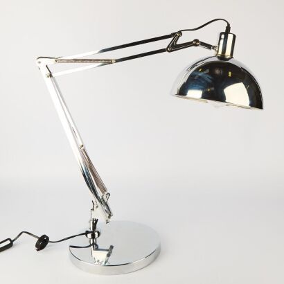 A Vintage Chrome Anglepoise Style Lamp