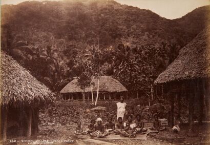 BURTON BROTHERS One photograph of Samoa and Two of Fiji