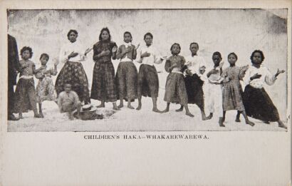 MUIR & MOODIE Three Postcards Depicting Māori Culture in Rotorua Including Bathers in the Ngawhas by Muir & Moodie
