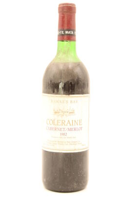 (1) 1982 Te Mata Estate Coleraine, Hawke's Bay (UMS) (TL)