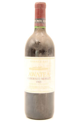 (1) 1985 Te Mata Estate Awatea Cabernets Merlot, Hawke's Bay